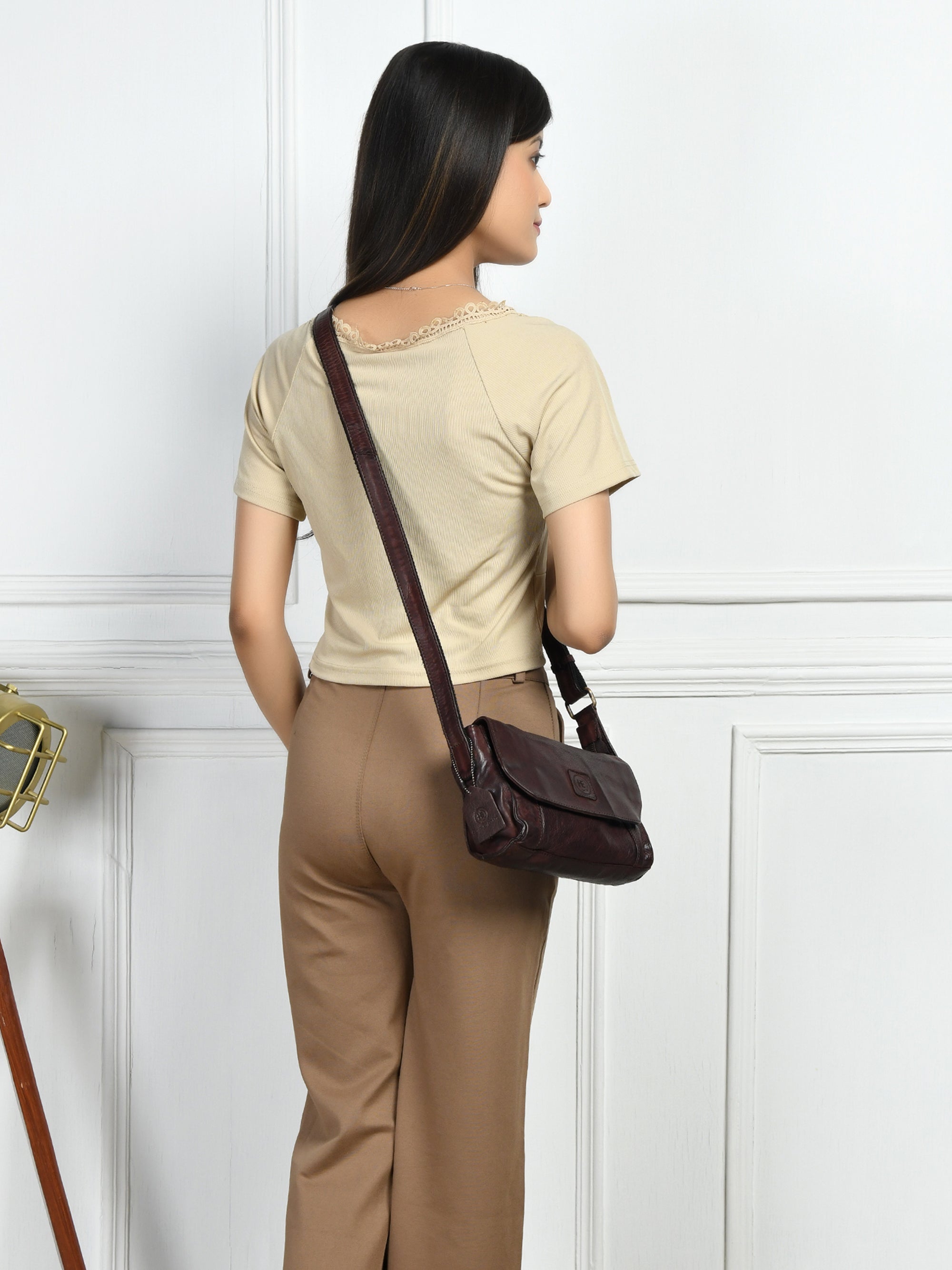 Heritage Leather Crossbody Bag